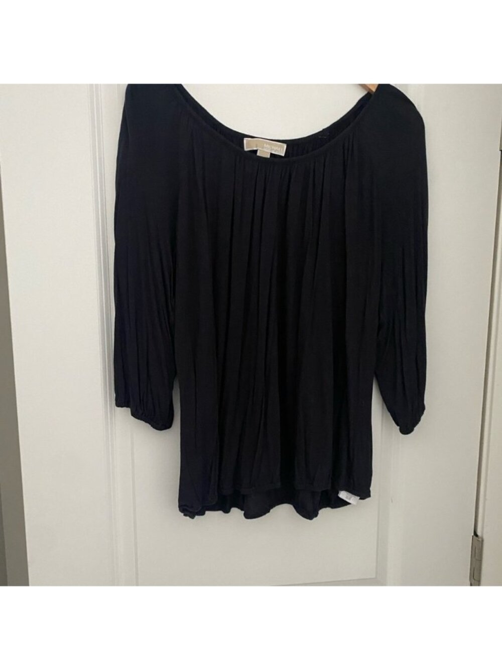 Michael Kors Black Pleated Blouse